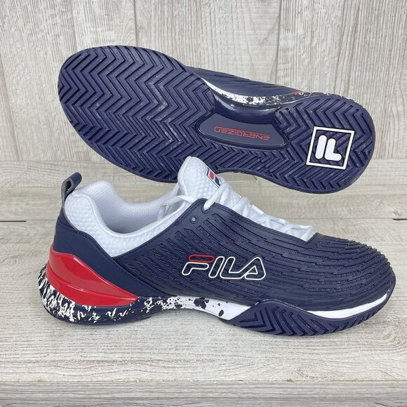 Fila Speedserve Energized Tennis Mens Sz 11.5 Blue White Sneakers Athletic Shoes main image 2